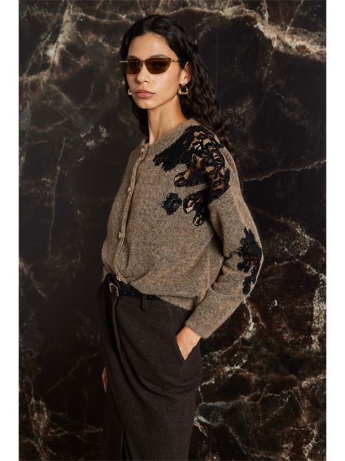 cardigan con intarsi EMMA & GAIA | 46M479300